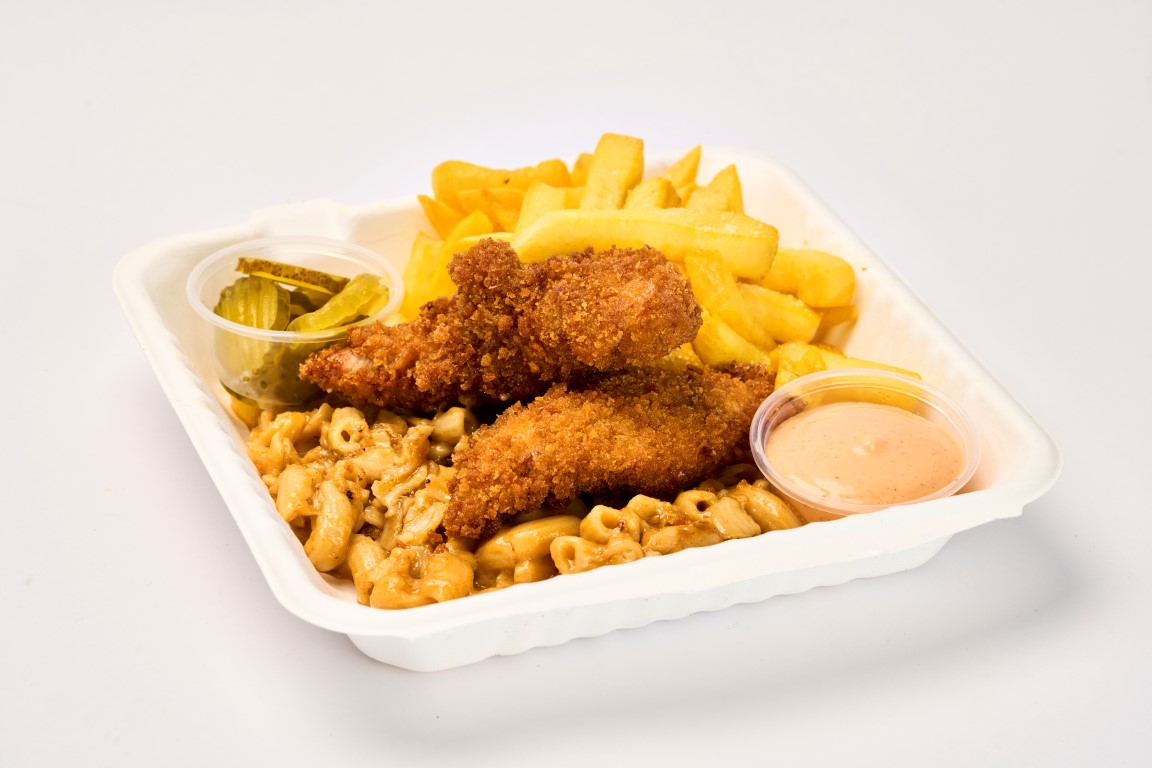 Mac'n tenders platter